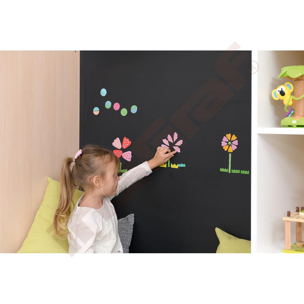 Quadro - skříňka-domeček s magnetickou tabulí a 2 policemi 