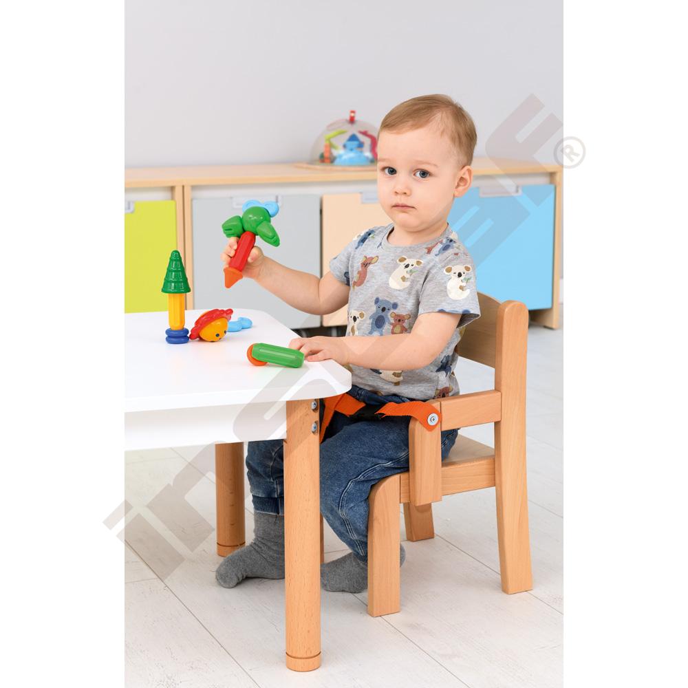 Židlička Kryštof s bezp. pásem - výška 21 cm - ke stolům 40 cm