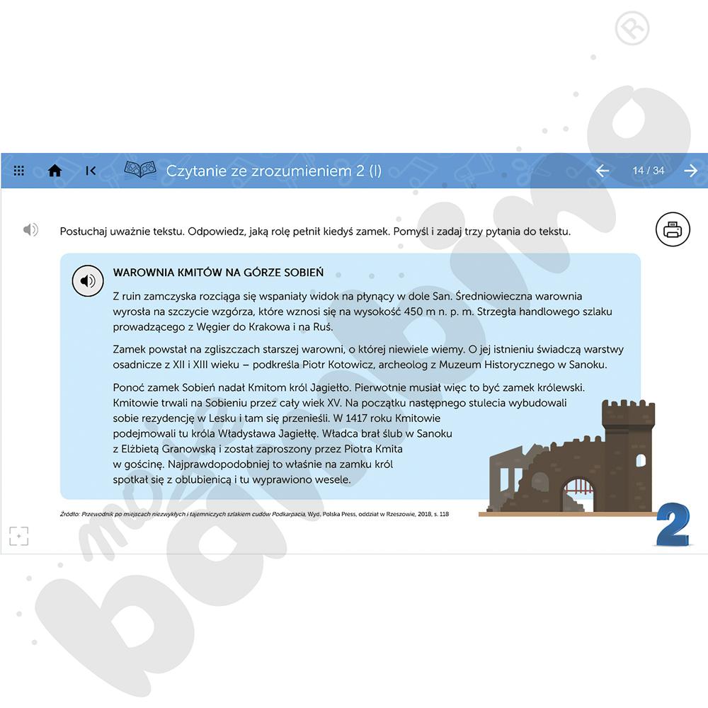 Program multimedialny: Czytanie ze zrozumieniem mTalent