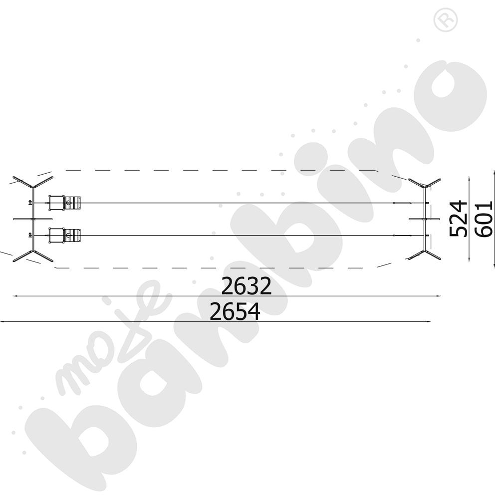 Zjazd linowy podwójny
