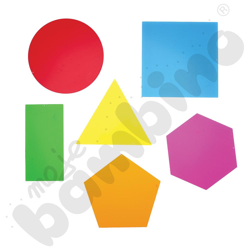 Transparentne kształty geometryczne 