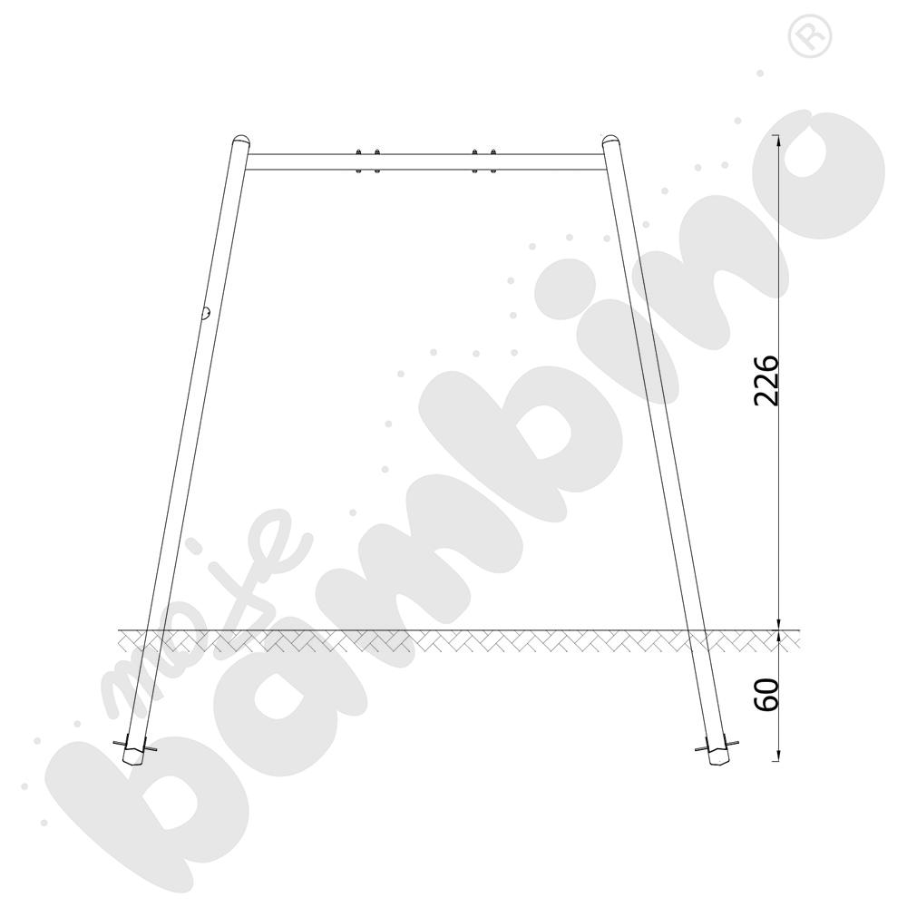 Verto - stelaż do huśtawki pojedynczej