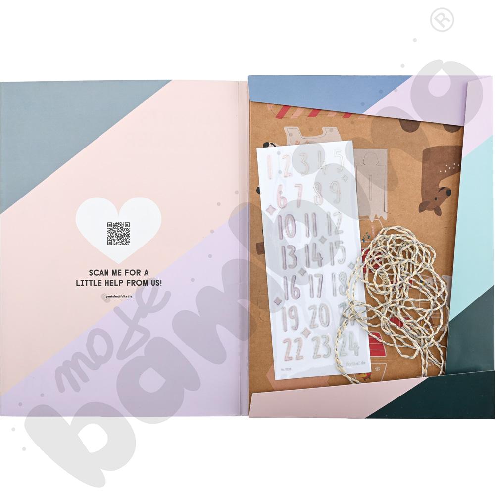 Kalendarz adwentowy - zimowa wioska