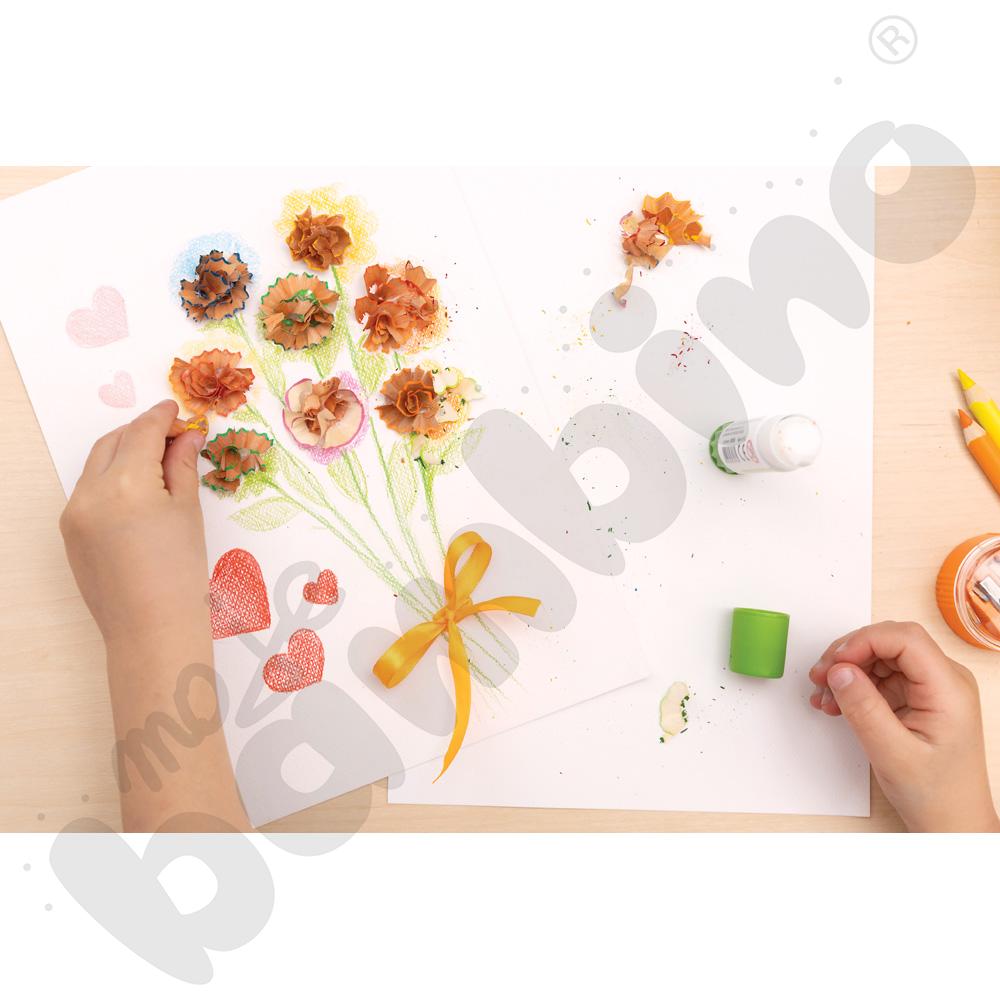 Kredki Bambino z nadrukiem, w drewnianej oprawie 18