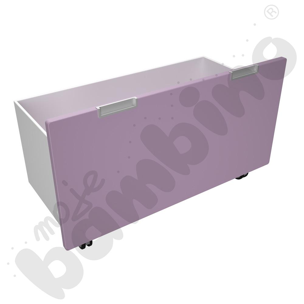 Quadro - skrzynia duża - fioletowy pastel