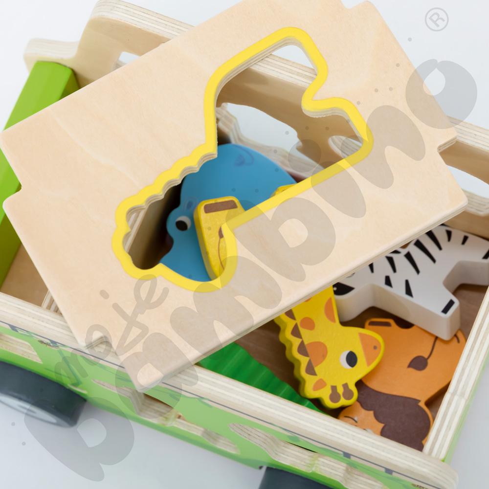 Auto-sorter ze zwierzątkami