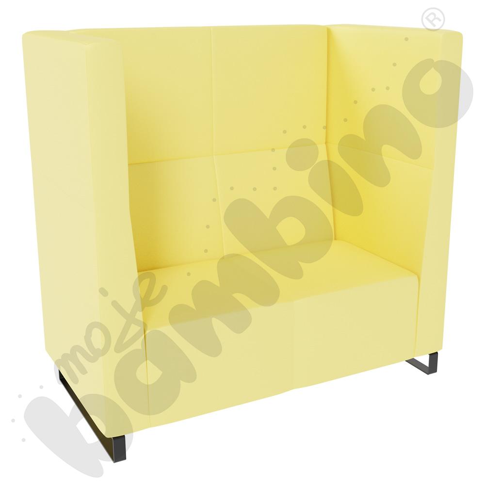 Sofa Universum 2-os. wys. 133 cm, 2 boki średnie, tkanina MT10