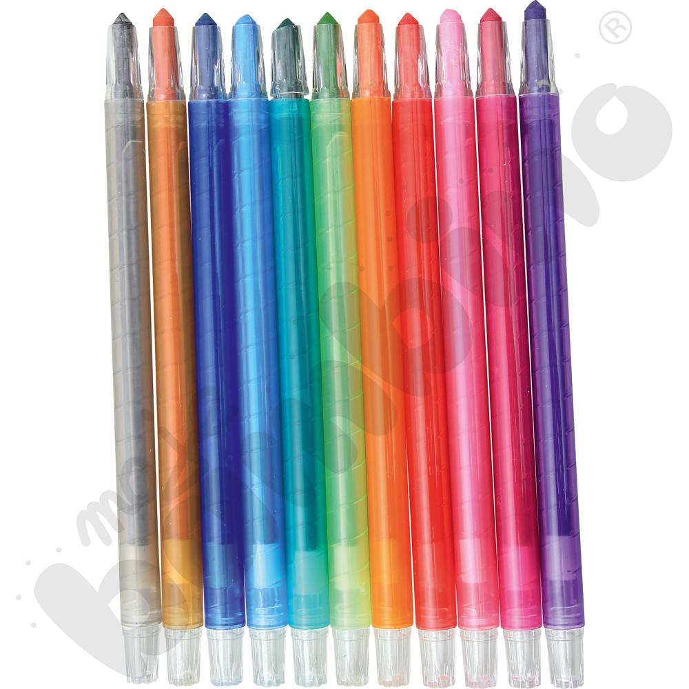 Kolorki - kredki świecowe wykręcane