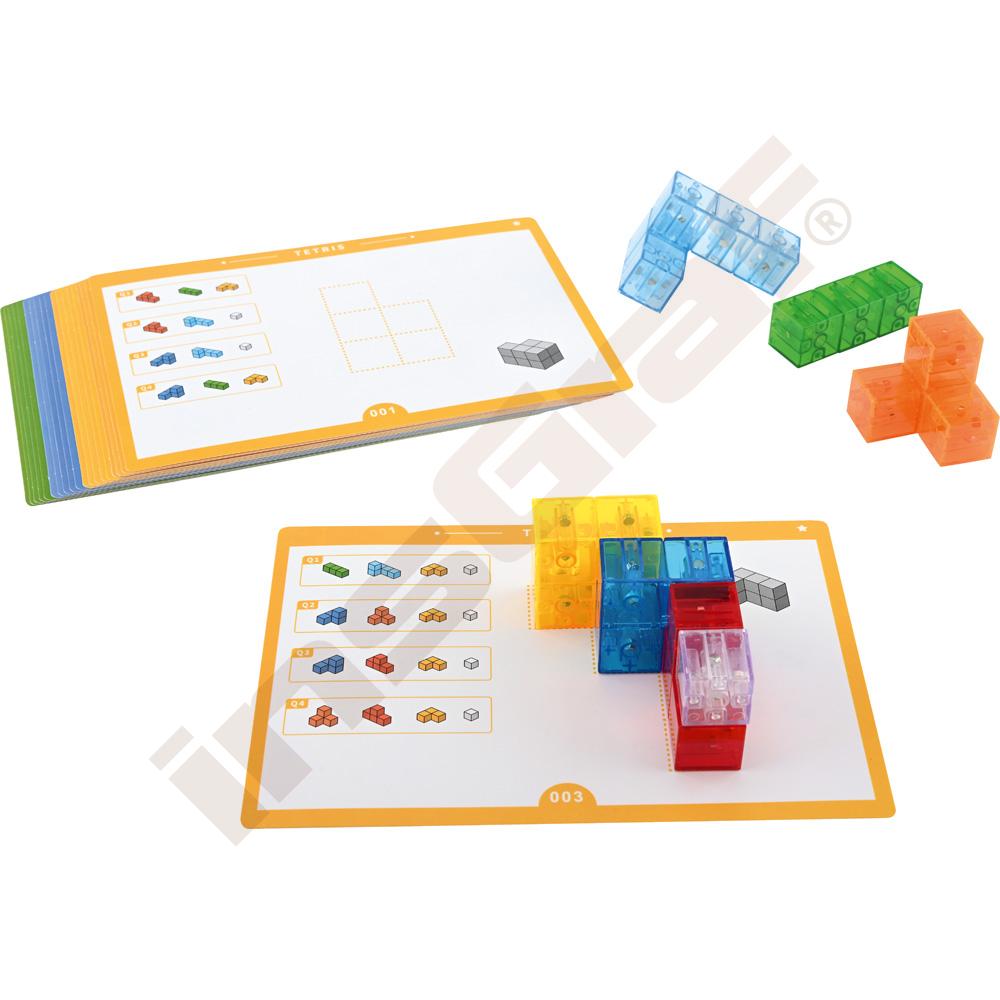 Magnetické kocky Tetris, 7 dielikov
