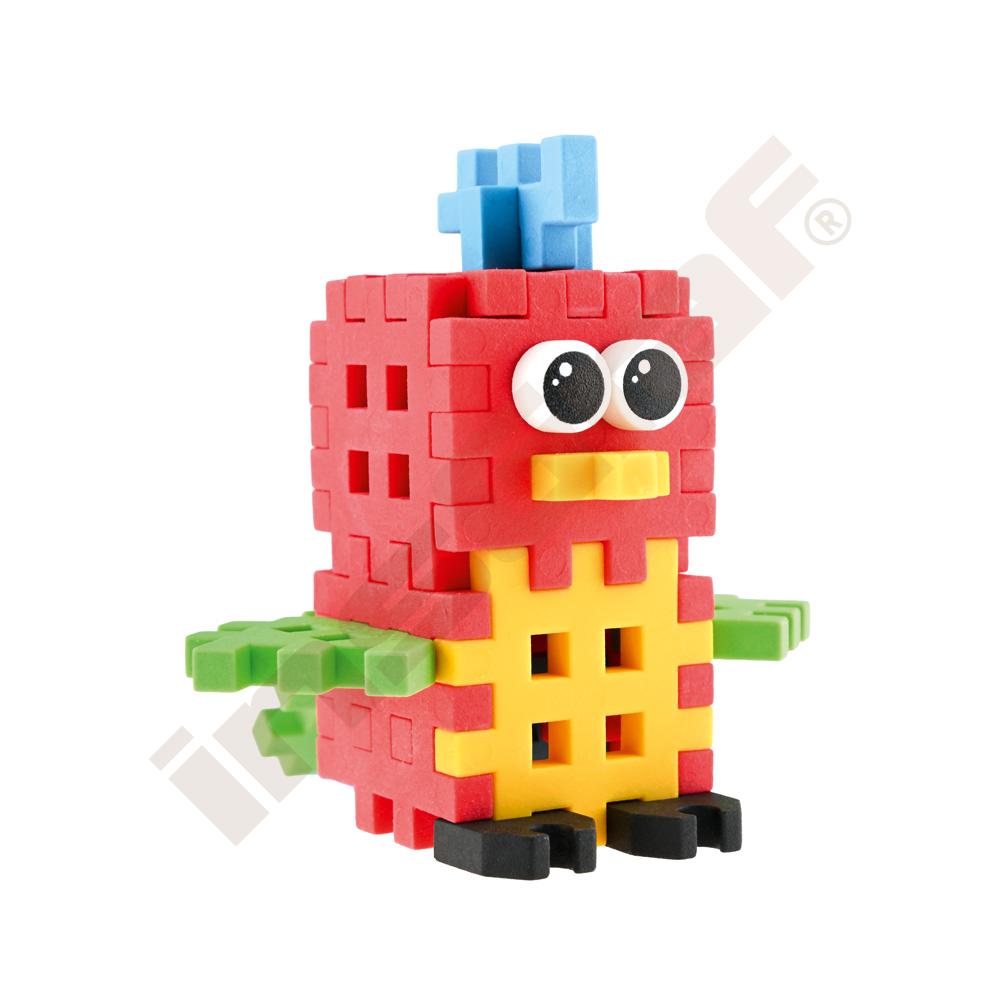 
Waffel-Bausteine Mini - Pocket Pets, Papagei
