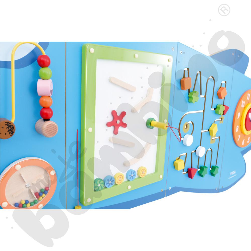 Duża tabliczka ścienna - samolot