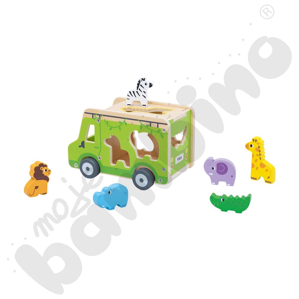 Auto-sorter ze zwierzątkami