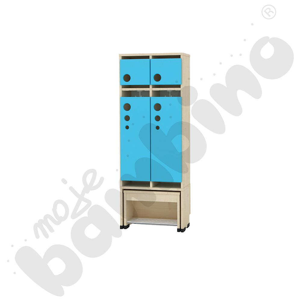 Szatnia Kropla z wysuwanym siedziskiem 2-os., wys. 31 cm 