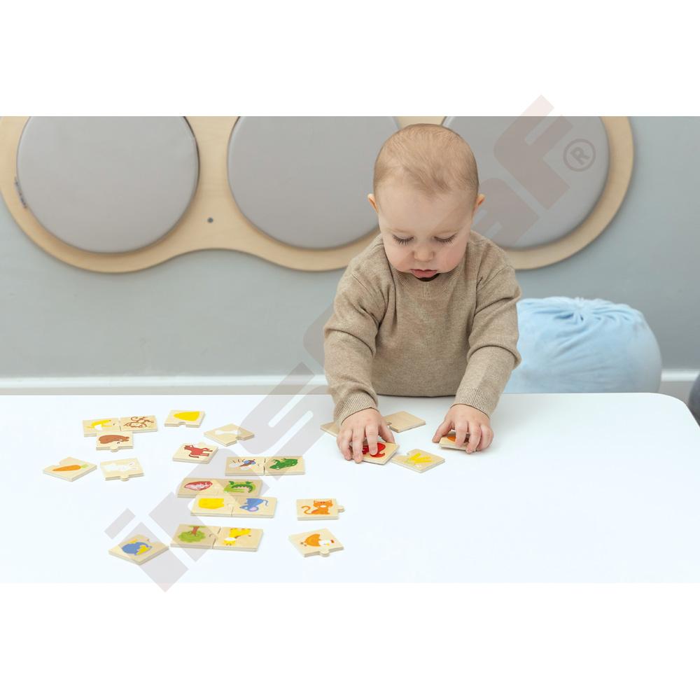 Puzzle Nakŕm zvieratko