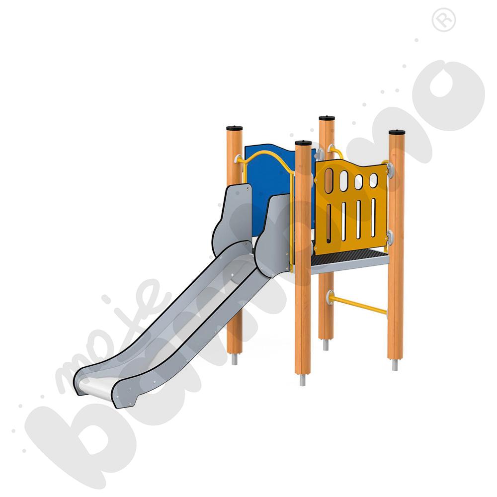 Orbis - platforma 1, drewniane słupy