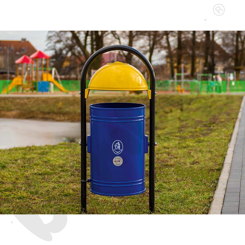 Kosz na śmieci z daszkiem