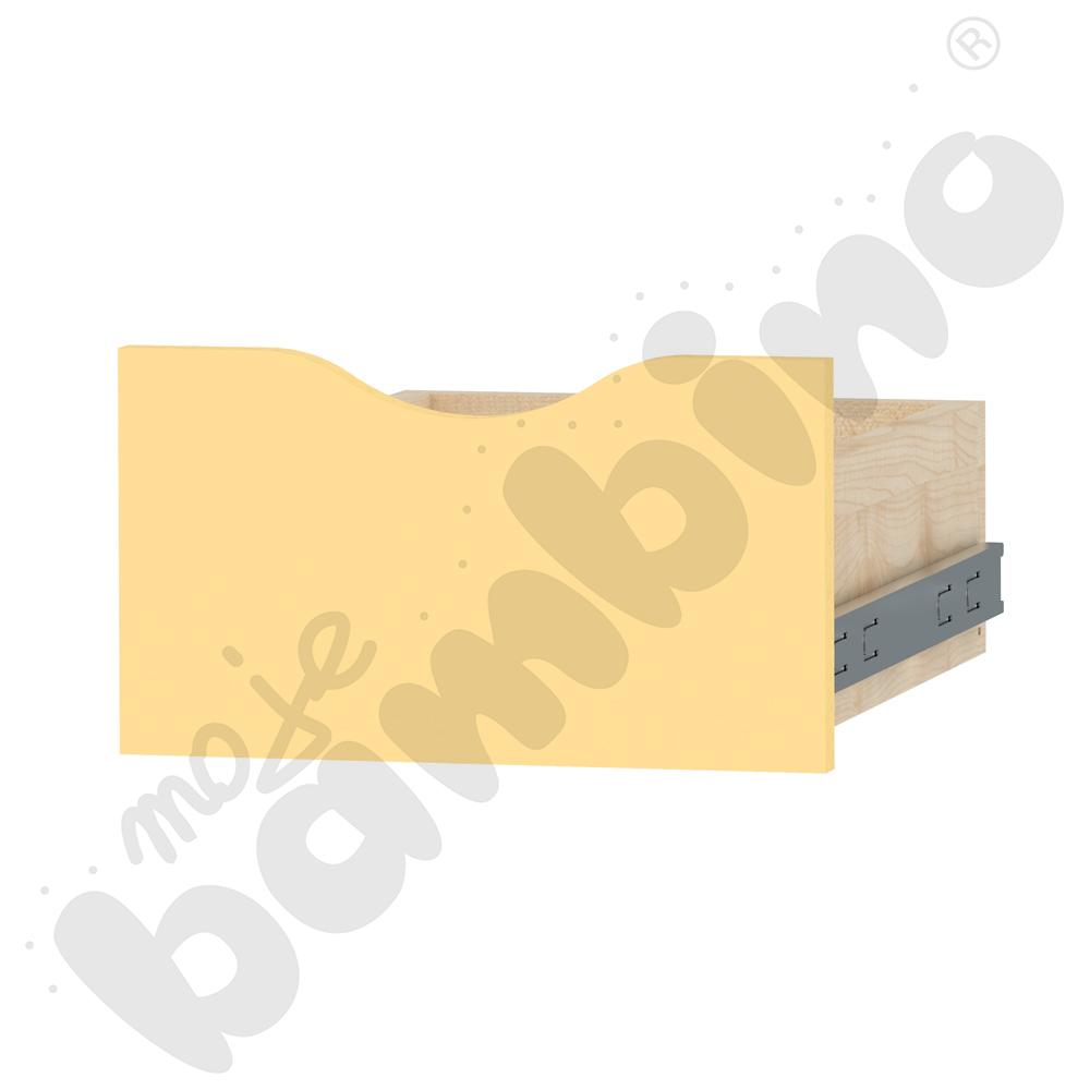 Szuflada Feria duża żółta laminowana