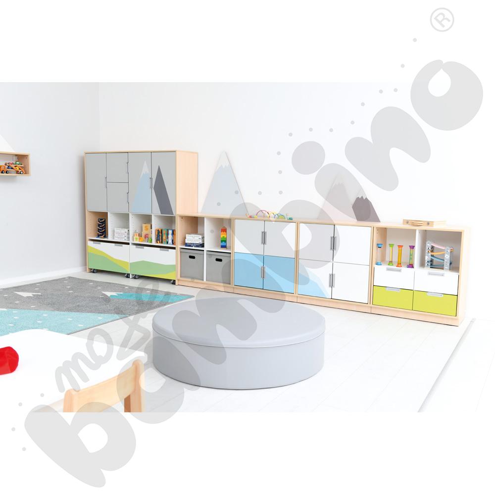 Quadro - zestaw Góry 90 st., cichy domyk, skrzynia klon jasny