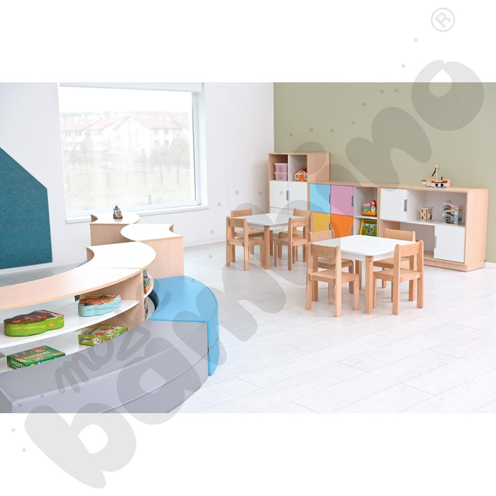 Blat kwadratowy biały