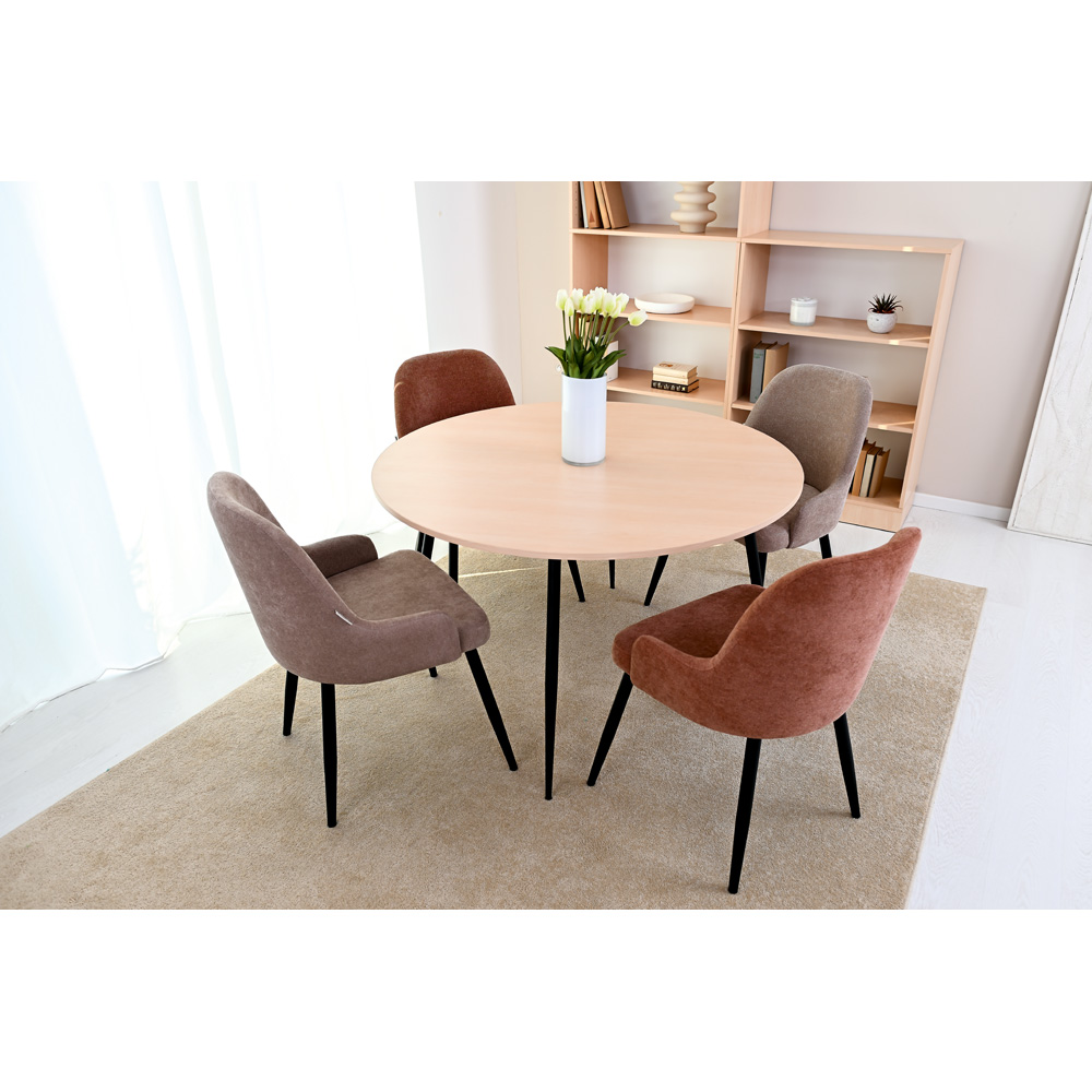 Stôl Xena okrúhly pr. 120 cm –  javor