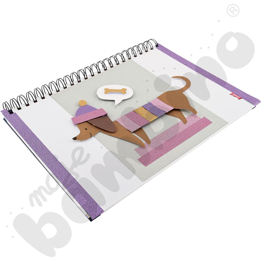 Brokatowa tasiemka samoprzylepna złota