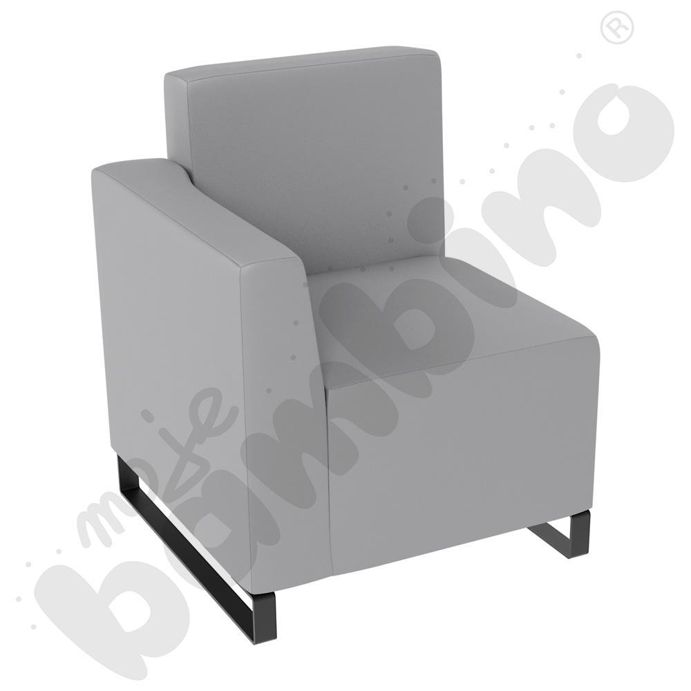 Fotel Universum wys. 82 cm, bok niski lewy, tkanina MT02