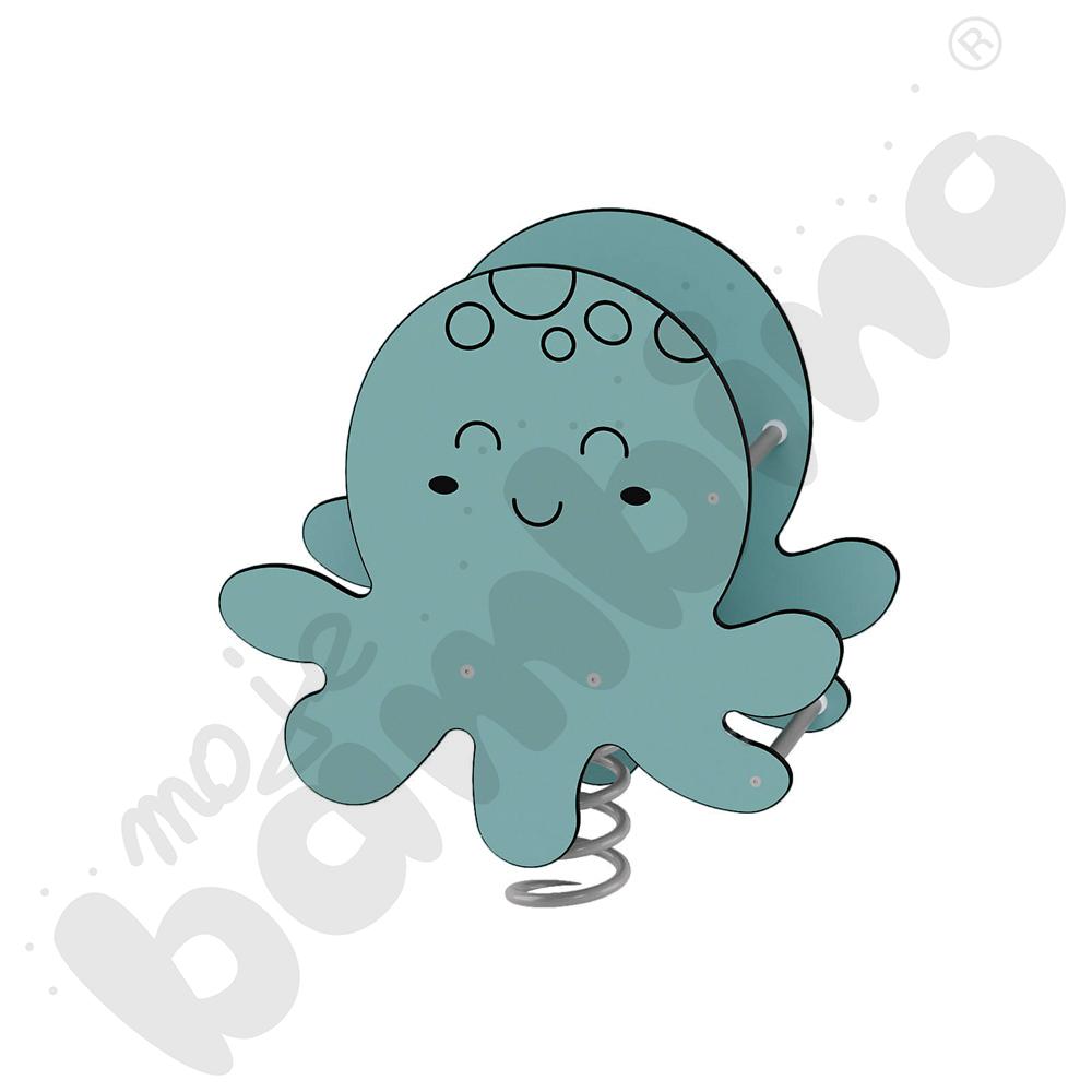 Sprężynowiec Ośmiornica na podstawie metalowej