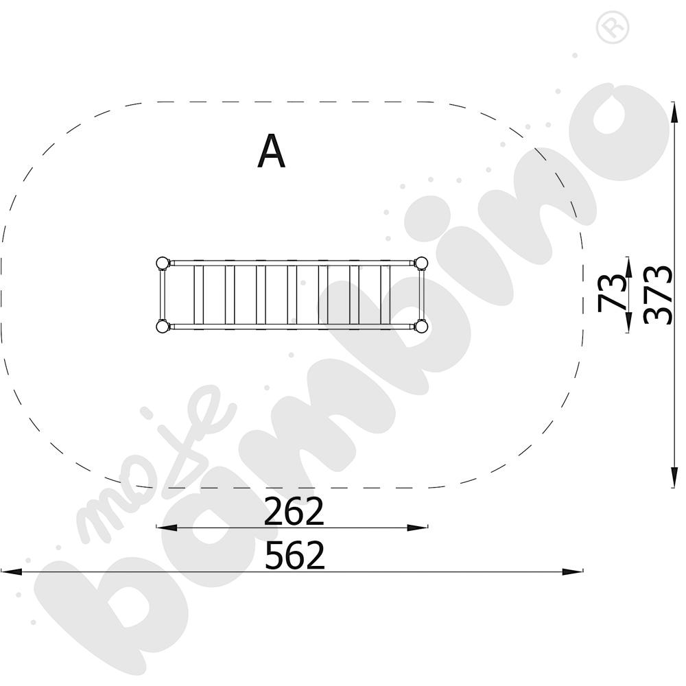 Action4Kids Lime - chwiejący most