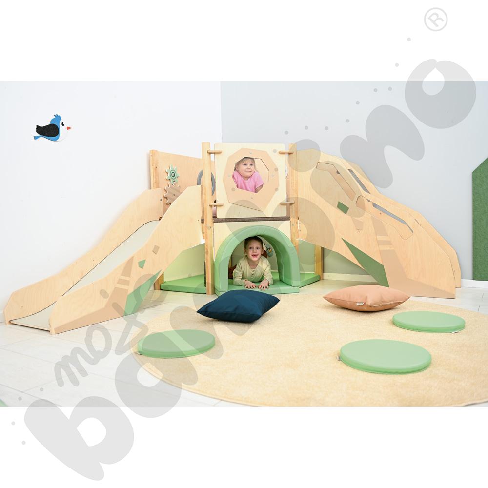 Dywan okrągły o śr. 200 cm - beżowy