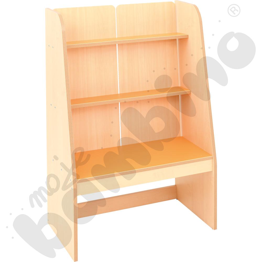 Biblioteczka Flexi stojąca – pomarańczowa