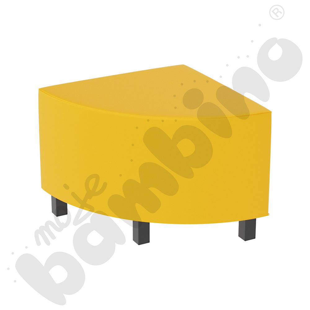 Pufa Universum 1/4 koła narożna, tkanina MT09