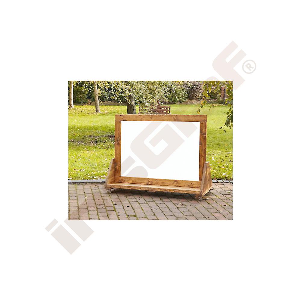 
Kreativtafel auf Rollen, für Draußen – Whiteboard
