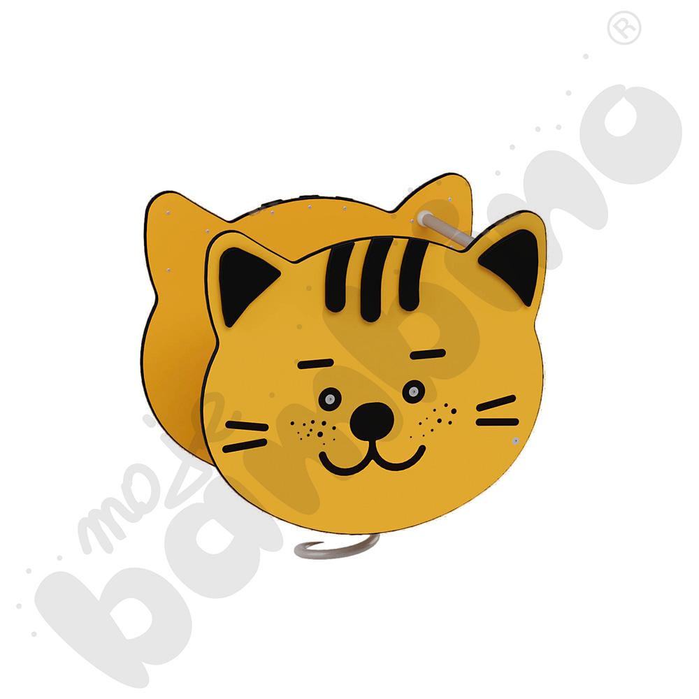 Sprężynowiec Kotek na podstawie betonowej