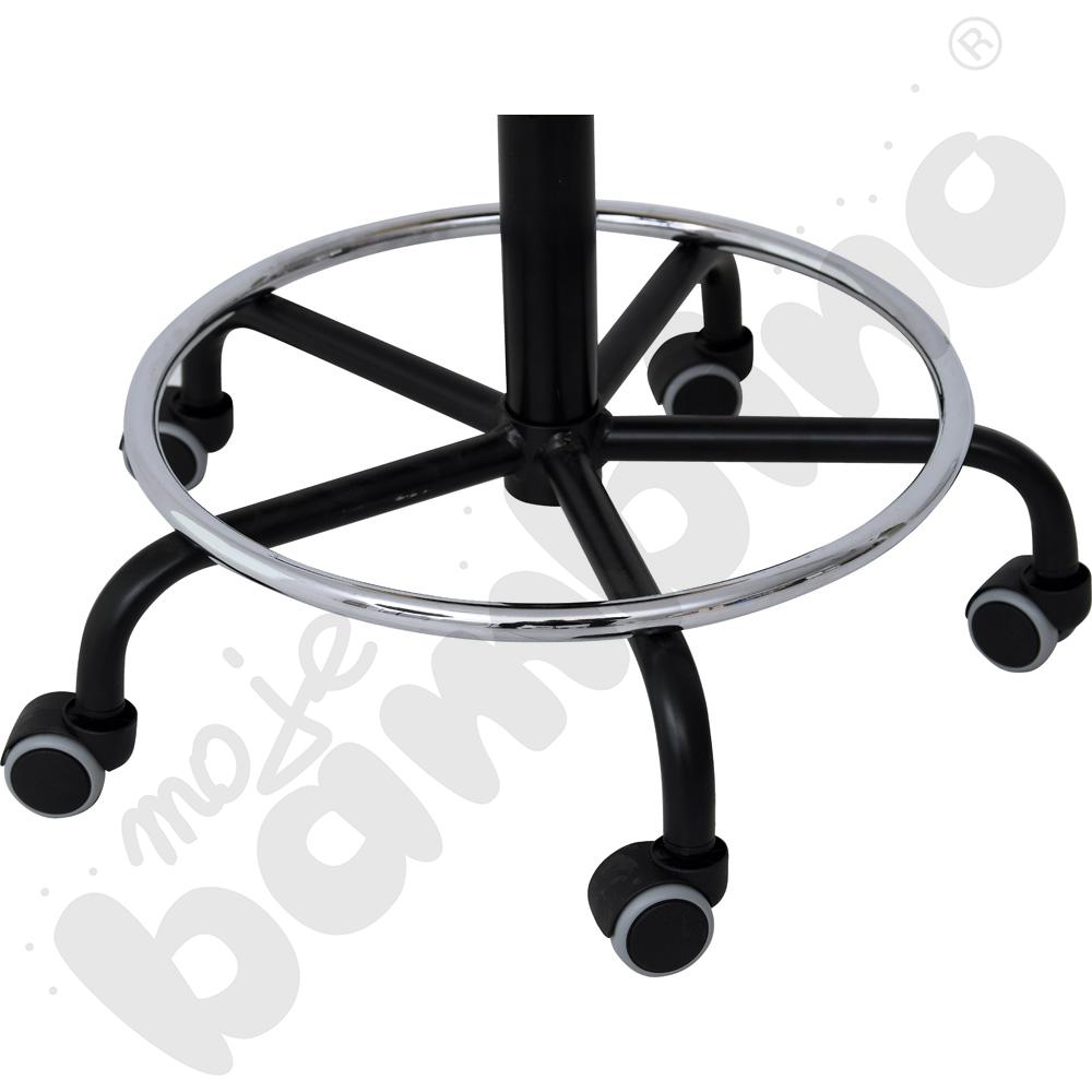 Taboret obrotowy z podnóżkiem