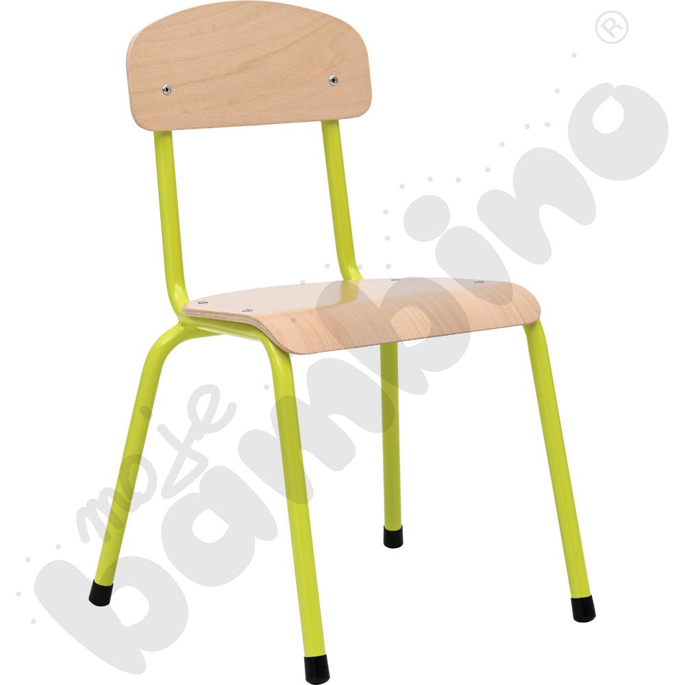 Krzesło Bambino rozm. 2 limonkowe