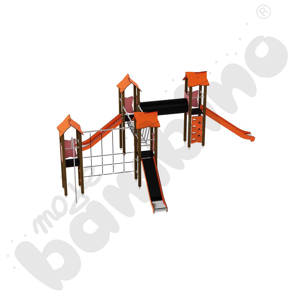 Zestaw Urbi 10, słupy drewniane A