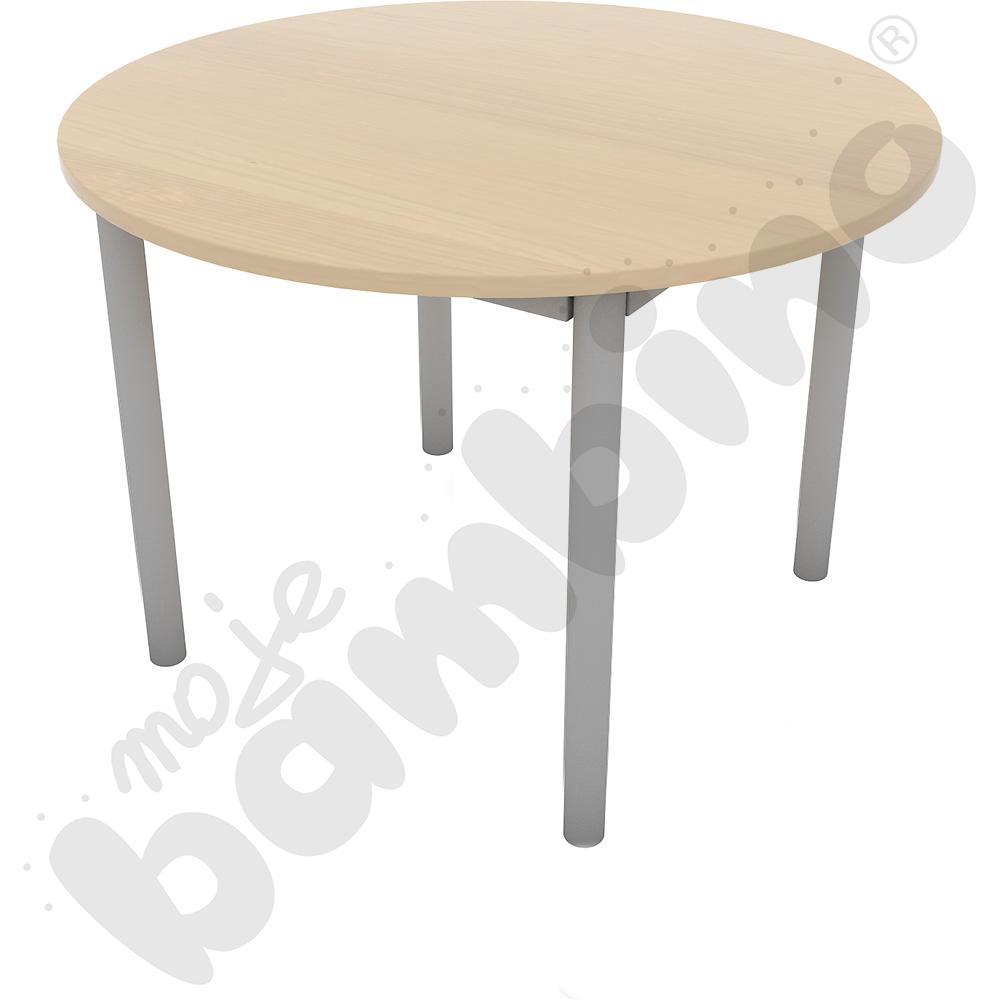 Niski stół kawowy Expo śr. 80 cm – klon 375