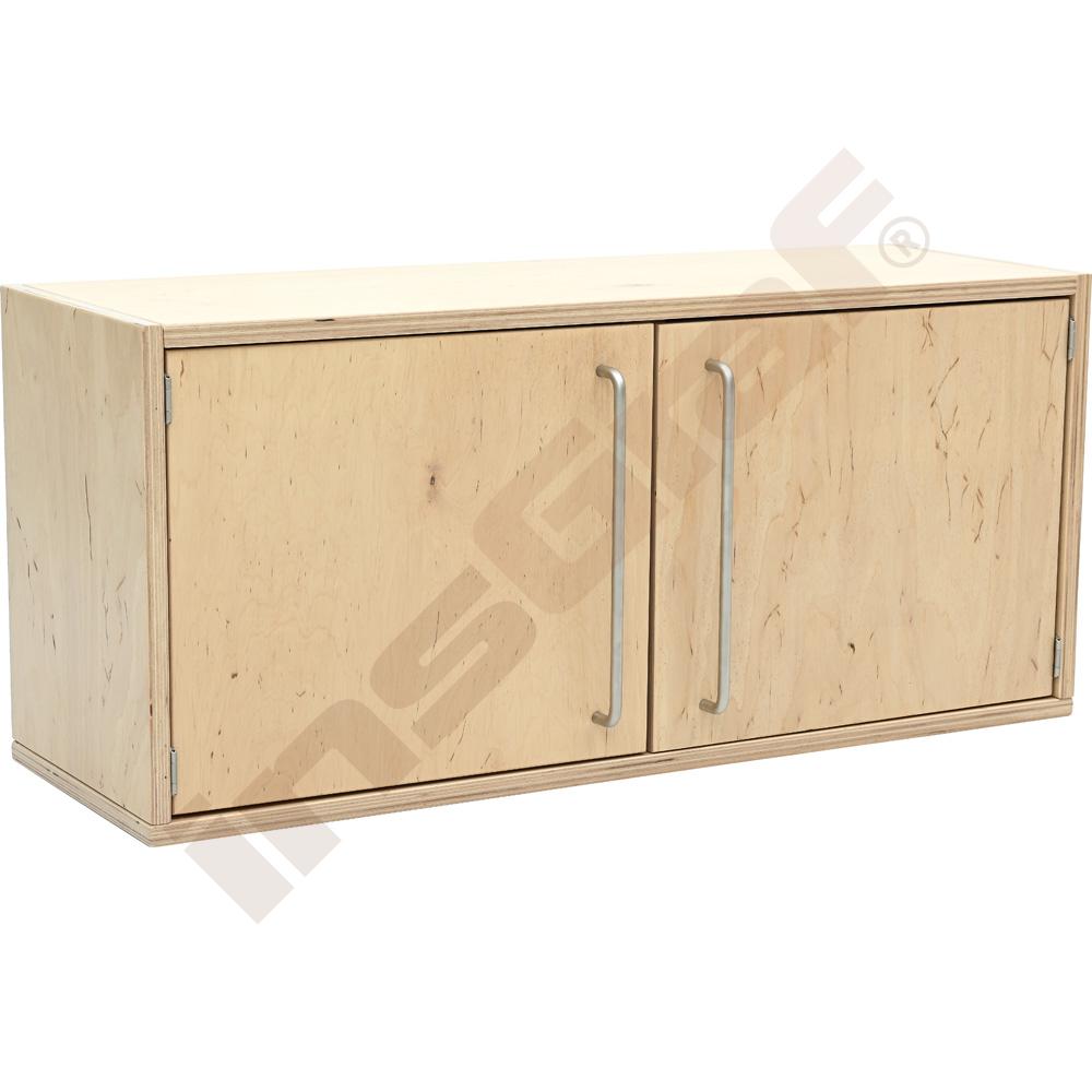 
Echtholz Hängeschrank S, Türen Birke, Bügelgriff
