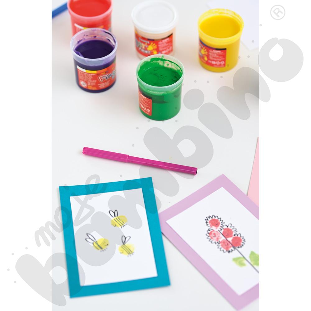 Farby do malowania palcami - 6 szt.