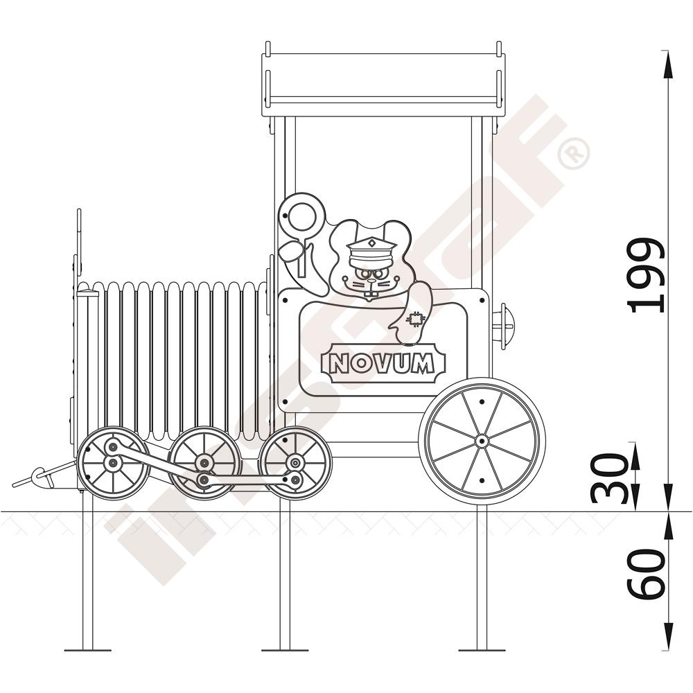 Quadro Simple - lokomotiva