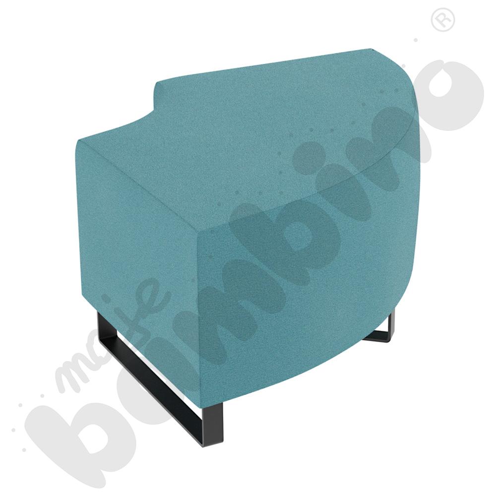 Pufa Universum 1/4 koła rogowa, tkanina KG09