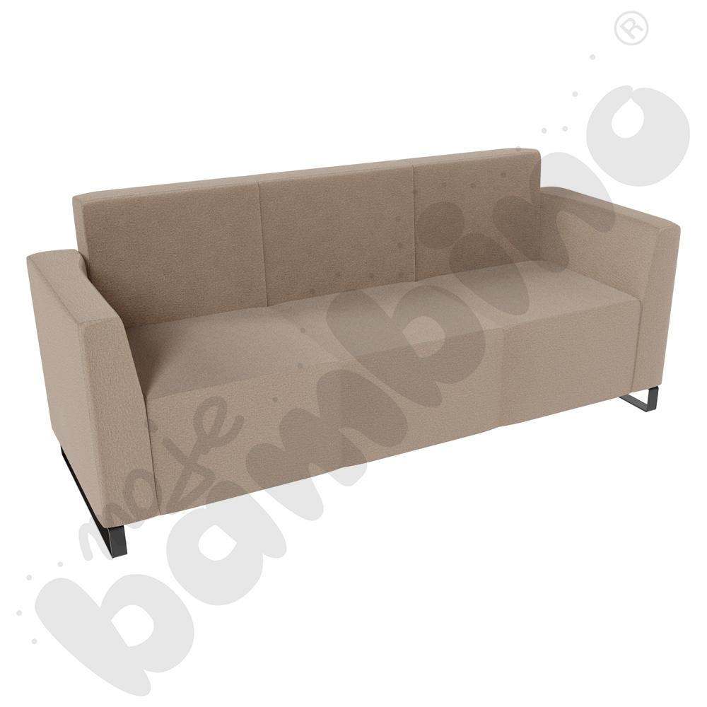 Sofa Universum 3-os. wys. 82 cm, 2 boki niskie, tkanina KG34