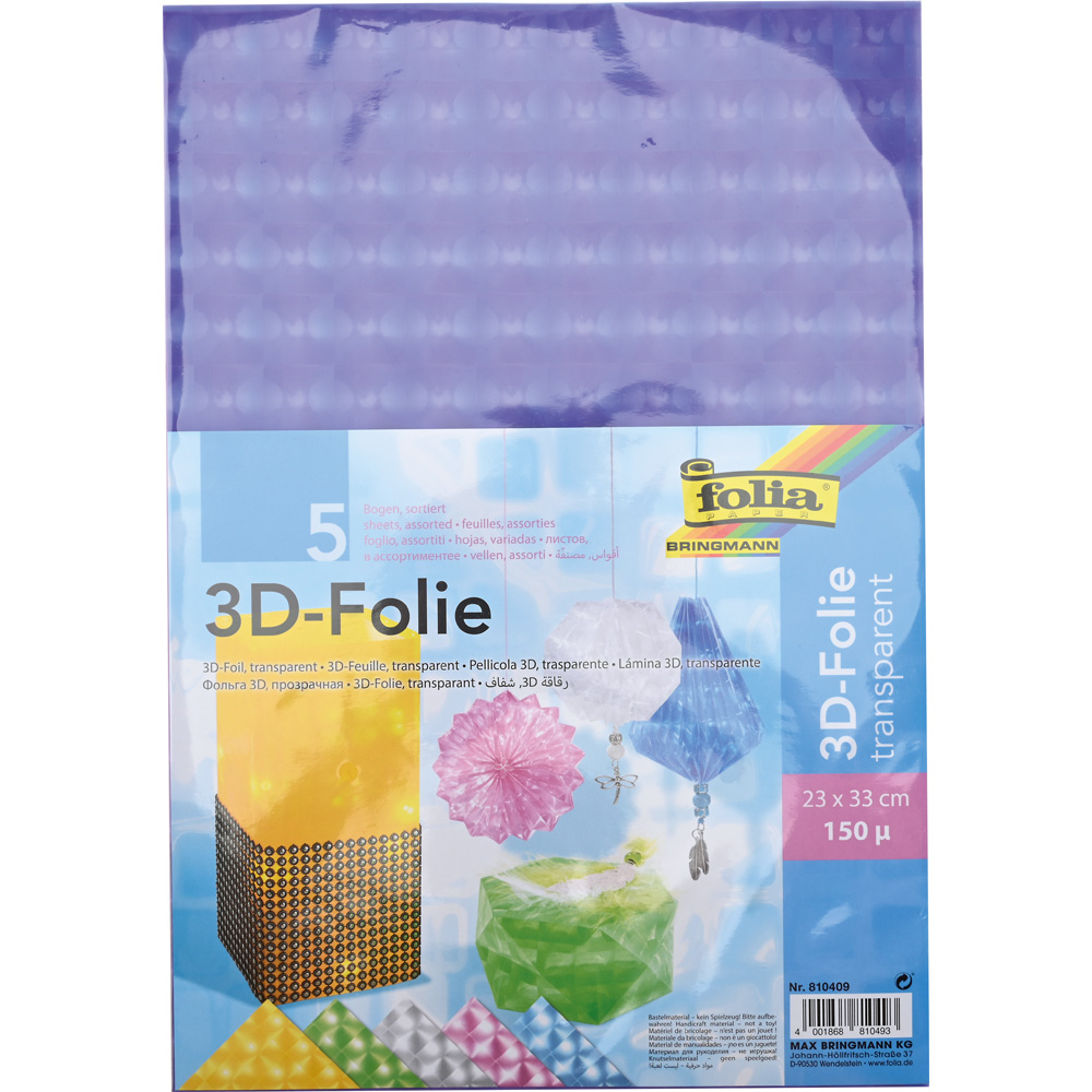 Holografické 3D fólie