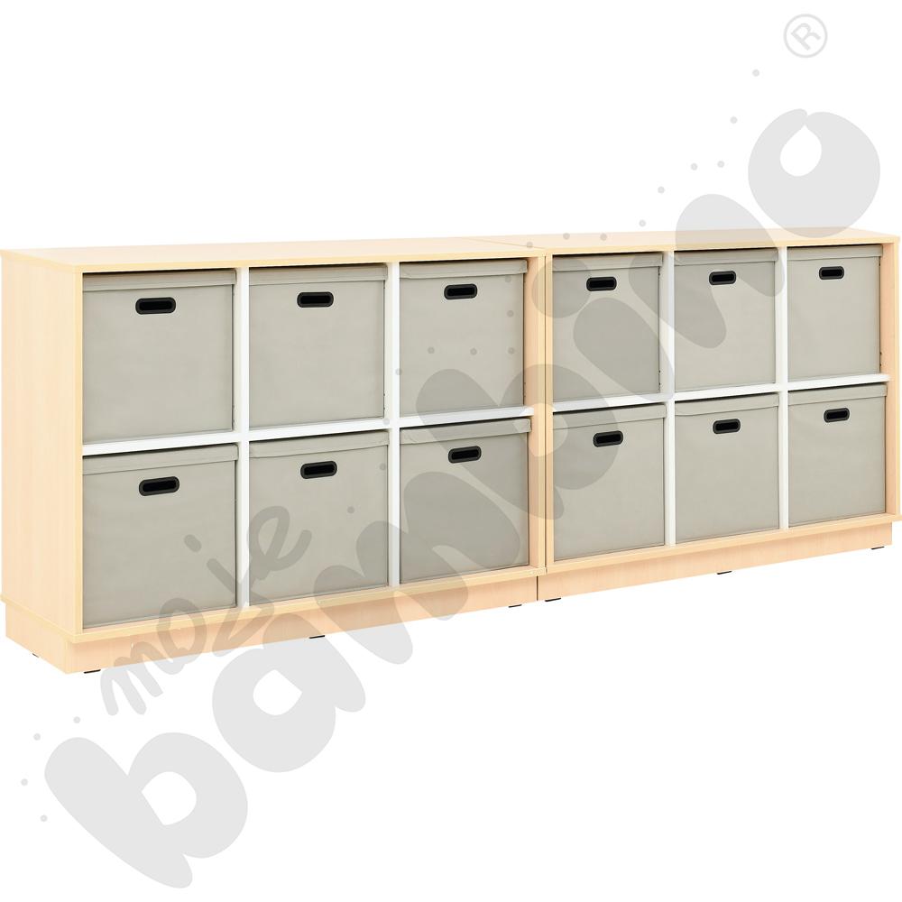 Quadro - zestaw 89, skrzynia klon jasny