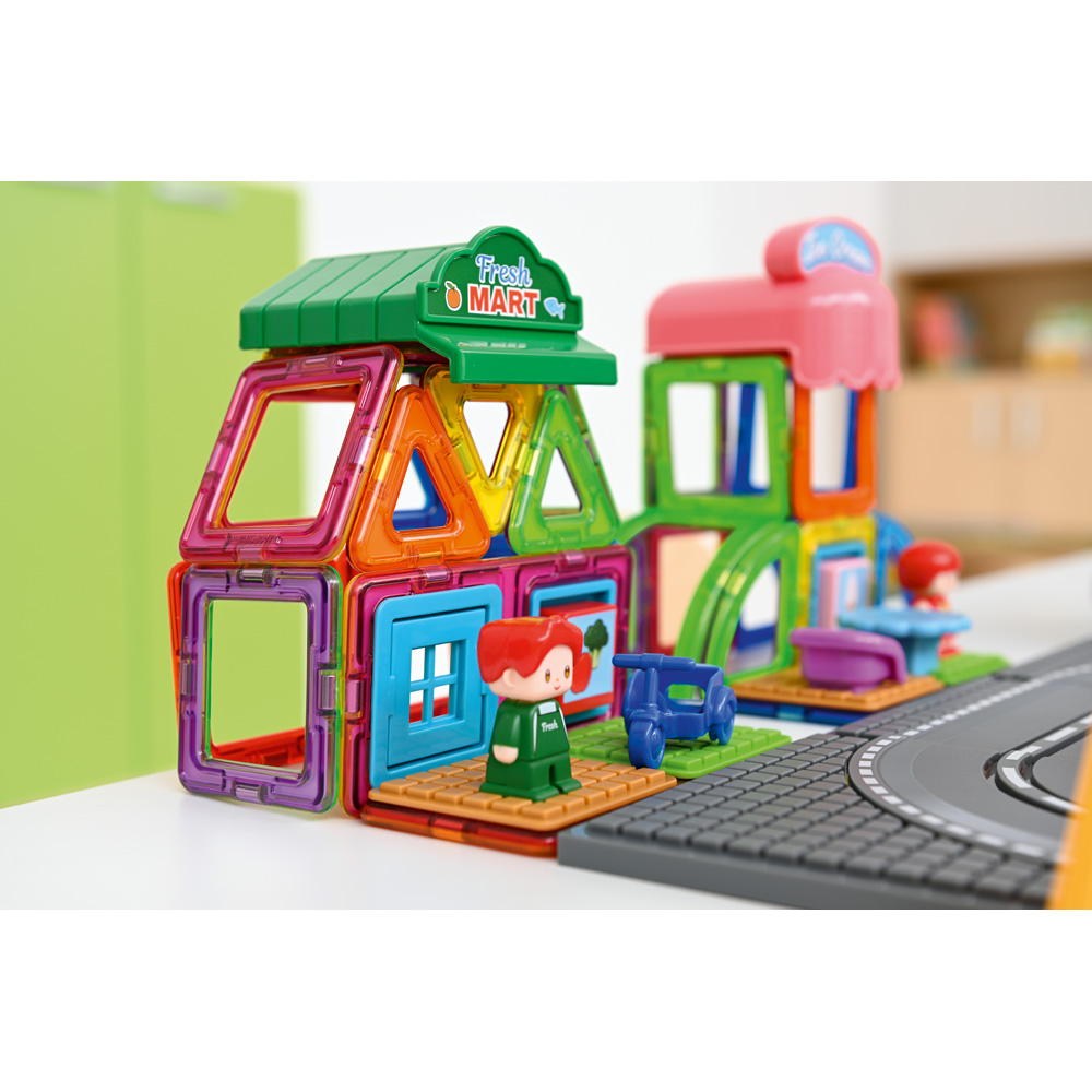 Magformers Town Set - tržnica