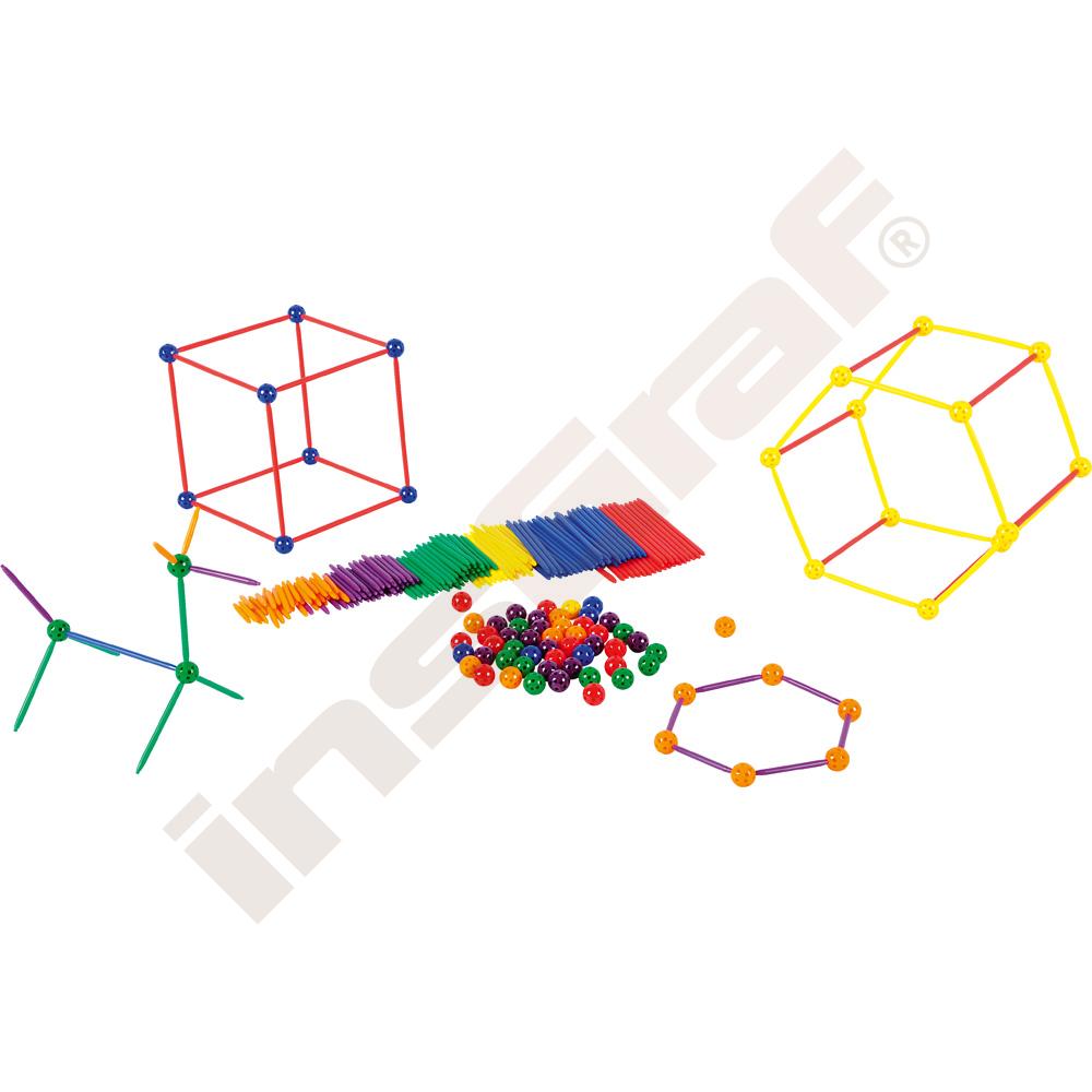 Lopty a paličky v geometrických tvaroch
