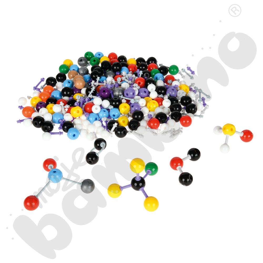 Modele atomów - zestaw do chemii organicznej i nieorganicznej, 404 el.