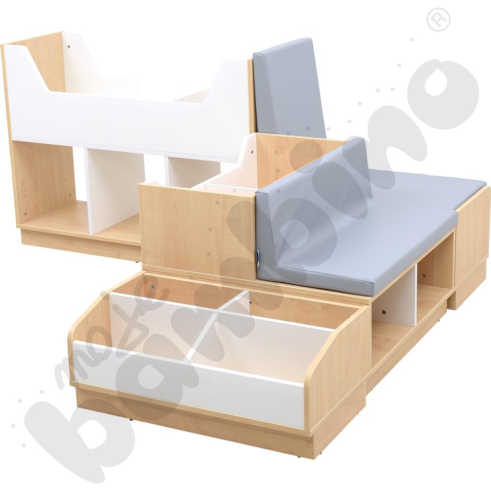 Quadro - zestaw 9, skrzynia klon jasny