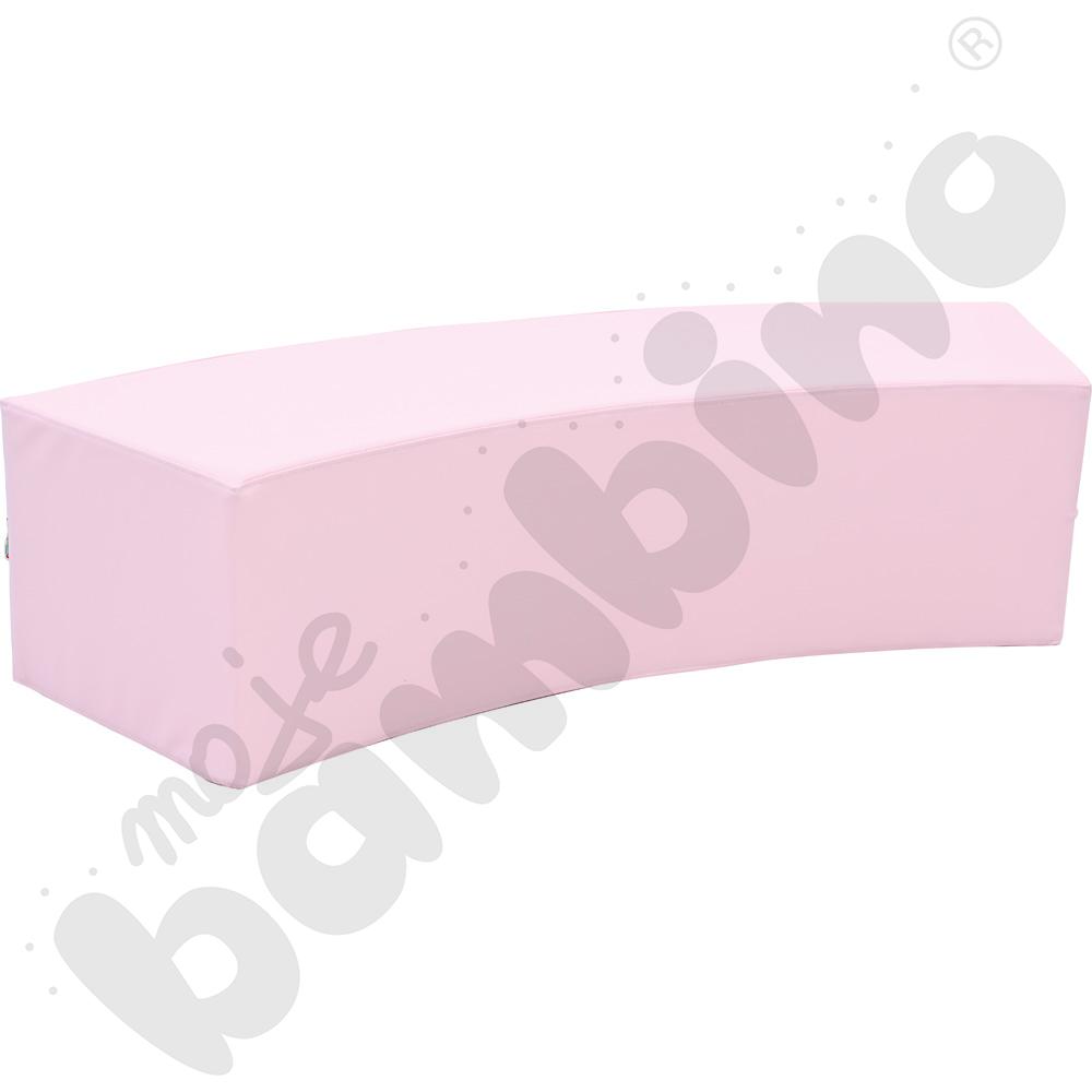 Siedzisko Paolo długie, jasnoróżowy pastel