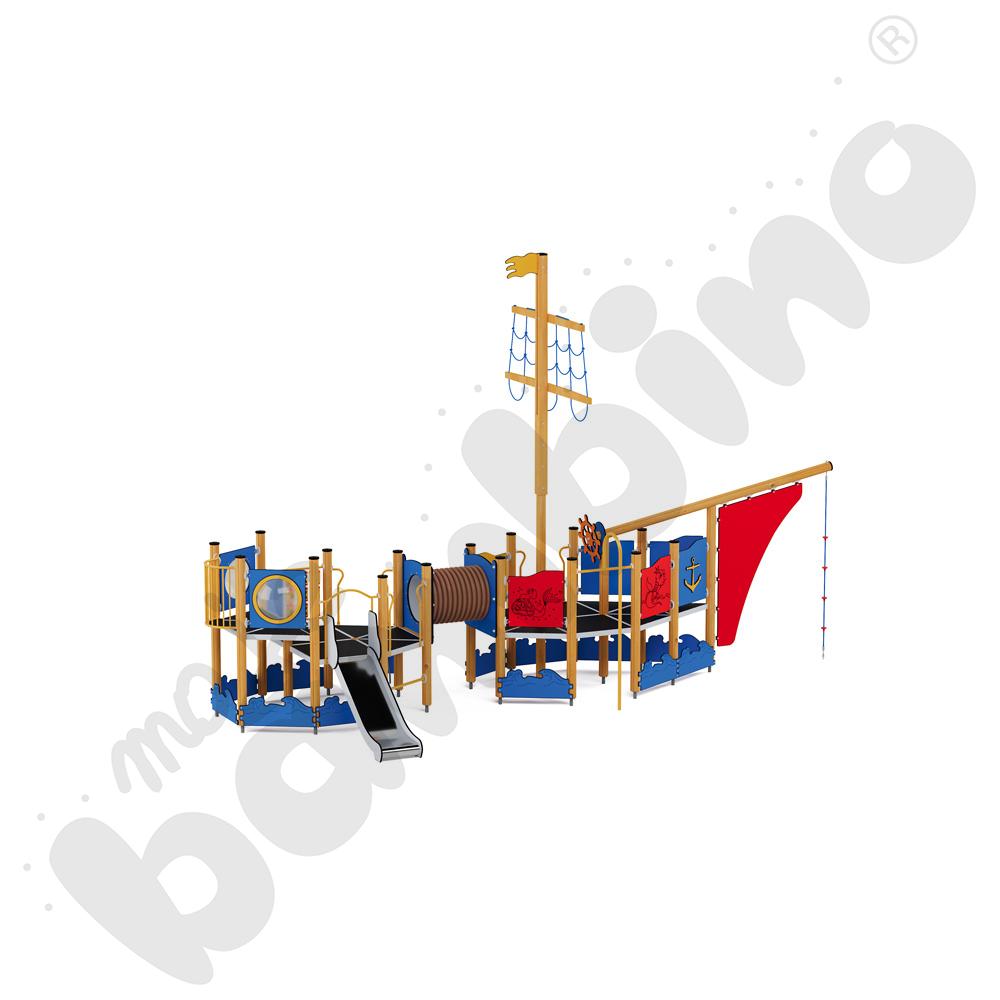 Statek Diasa, drewniane słupy